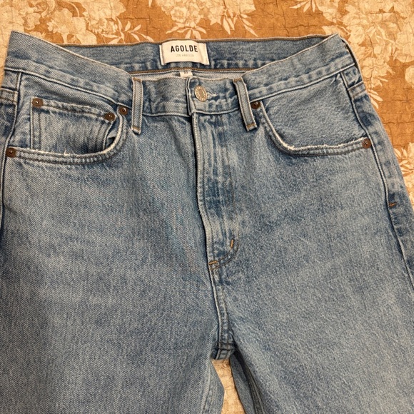 Agolde Cherie High Rise Straight Jeans in Merit Sz 27 / 4 - Picture 5 of 16